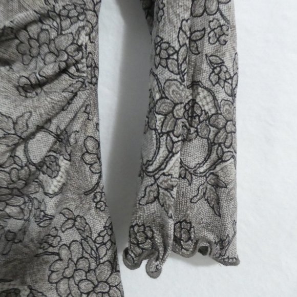 GEOFFREY BEENE | large | Floral Print V-Neck Blouse | Made In USA | NWOT - Picture 8 of 16